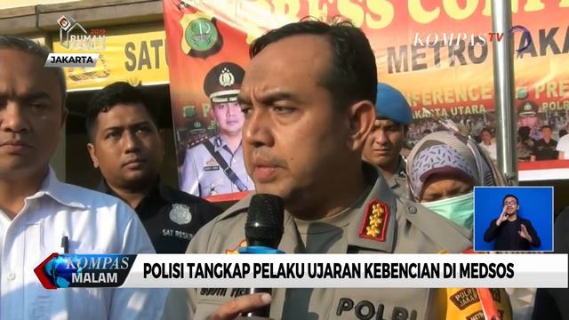 Wanita yang Mengajak Tolak Pemasangan Foto Presiden Ditangkap