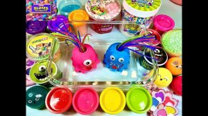 Slime ASMR! Making Satisfying ASMR Mixing Rainbow Candy & Glitter Slime