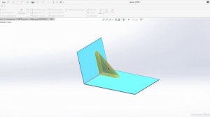 SOLIDWORKS. Листовой металл. Ребро жесткости