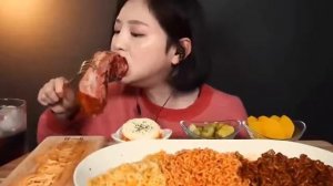 АСМР//ЕДА//КОРЕЯ//МУКБАНГ//ЗВУКИ ЕДЫ