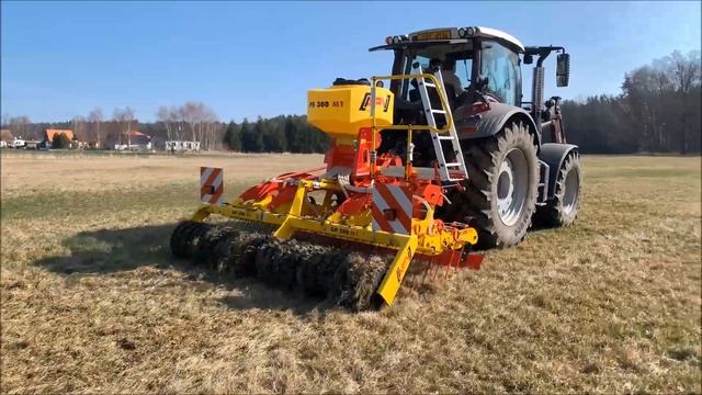 Prutové luční brány za traktor APV GP 300 M1 s přísevem APV PS 300
