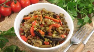 Маш с овощами