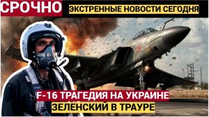 ⚡⚡Зеленский в ШОКЕ! Натовский F-16 сбит над Сумской областью тремя ракетами С-400: пилот погиб