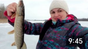 Рыбалка в Глухозимье. Рыбалка в конце Февраля. Ловля Щуки, Окуня, Плотвы, Ерша.