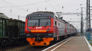 Электропоезд ЭД9Э-0060. Покатушки от Присягино до Развилки+ЭДТ.