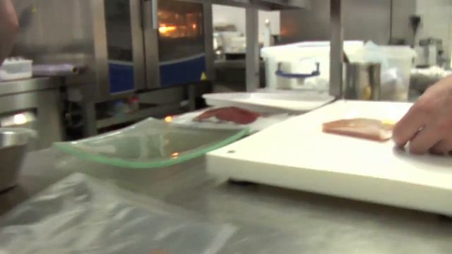 Michelin starred chef Glynn Purnell creates a recipe of beef carpaccio with peaches