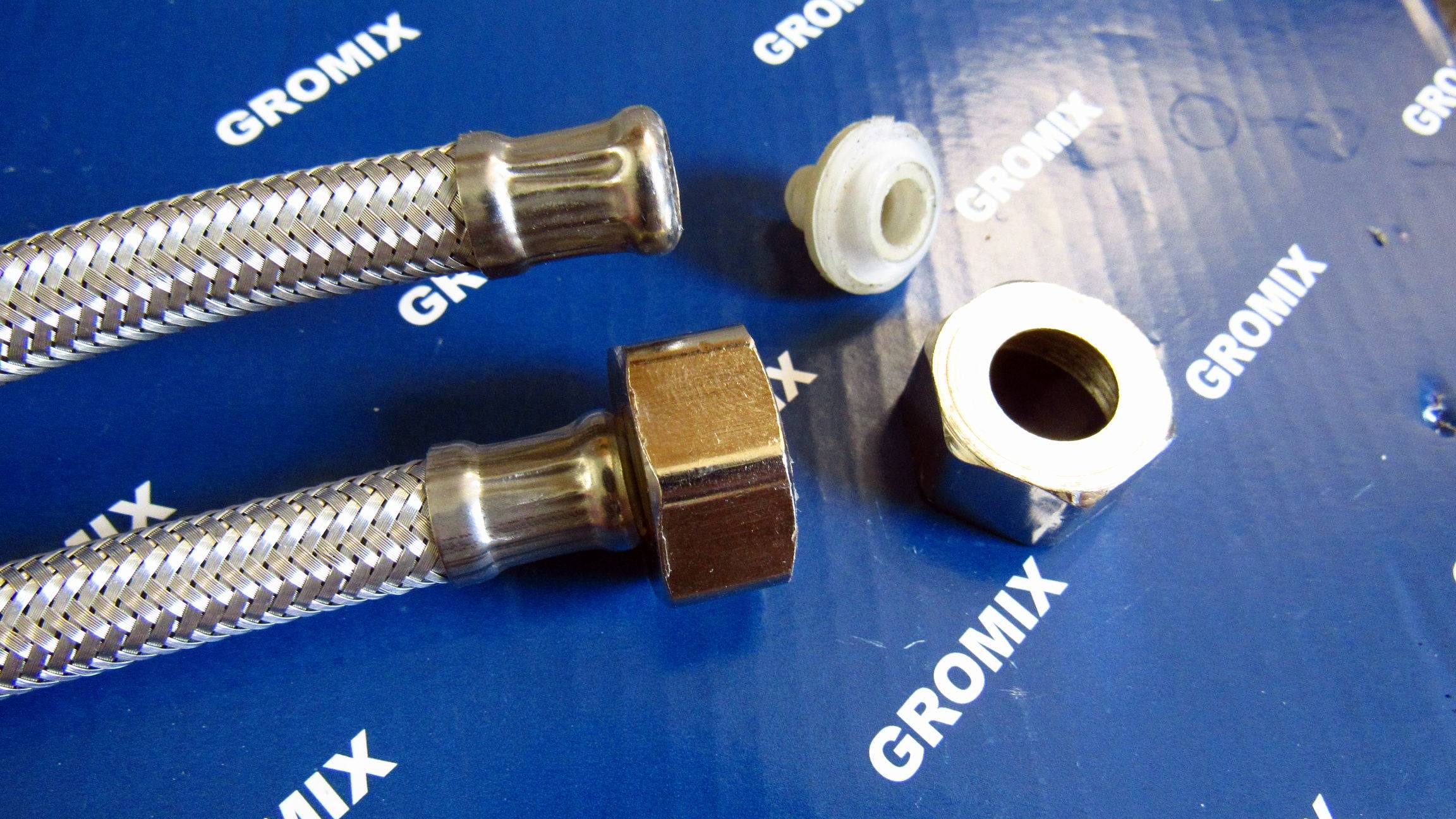 Смеситель GROMIX. Гибкая подводка. смотреть онлайн