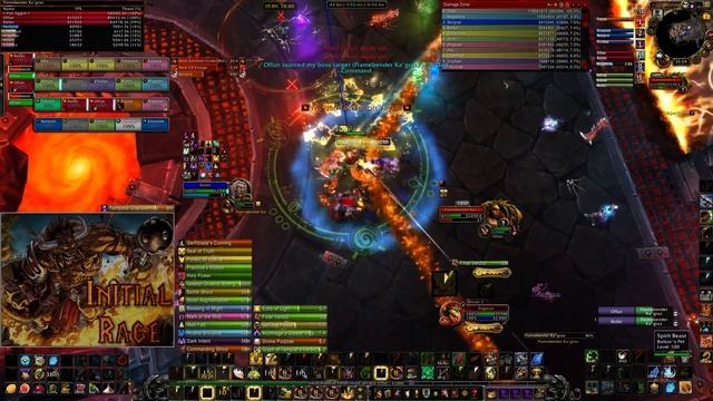 Initial Rage - Flamebender Kar'gaz Mythic first kill - ret pala POV смотреть онлайн