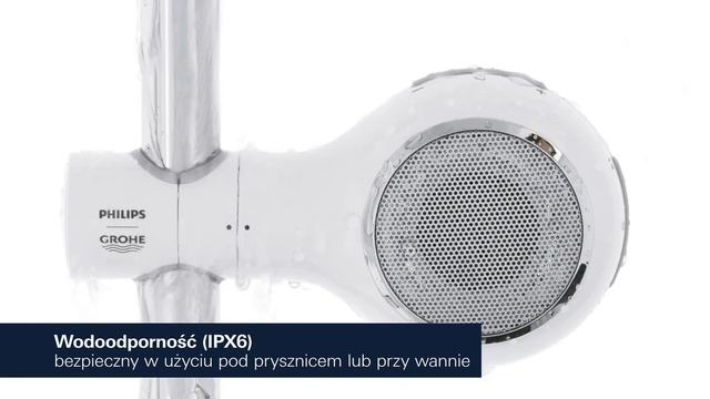 GROHE Aquatunes - wodoodporny głośnik prysznicowy z modułem Bluetooth смотреть онлайн
