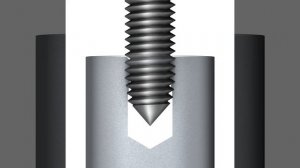 Работа раскатника (безстужечное нарезание резьбы) от YG-1