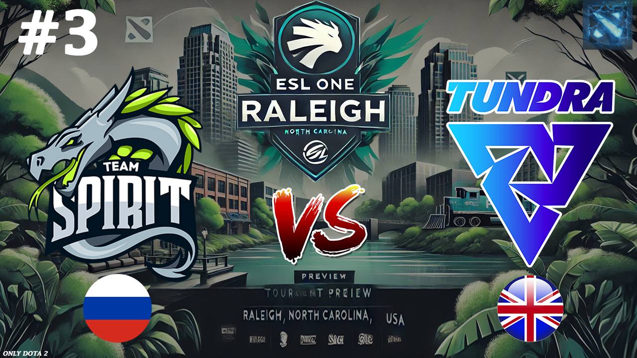 ВОТ ОНА СКИЛОВАЯ ДОТА! | Spirit vs Tundra #3 (BO3) ESL One Raleigh 2025