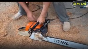 Как с помощью бензопилы из бревна сделать умывальник