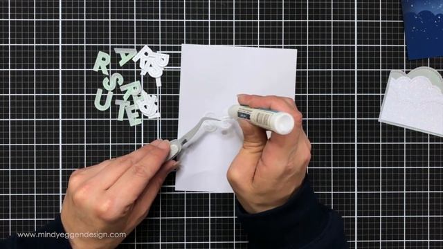 Ink Blending on Dark Cardstock with Pigment Ink | Lawn Fawn Super Star