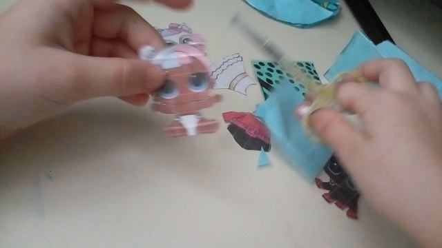 Распаковка бумажной LOL / Настя котик