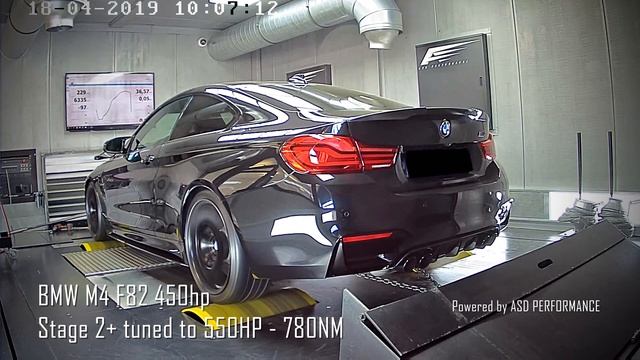 BMW M4 F82 450hp - Stage 2+ tuned to 590HP - 780NM - Powered by ASD PERFORMANCE смотреть онлайн