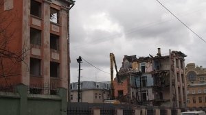 Снос здания школы №575 Санкт-Петербург 14-я линия В.О., д.77 [07]