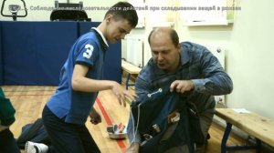 9.6.1.2. Соблюдение последовательности действий при складывании вещей в рюкзак