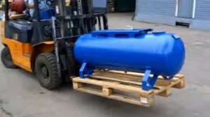 Горизонтальный ресивер для компрессоров на 230 литров Бежецкого завода "АСО"