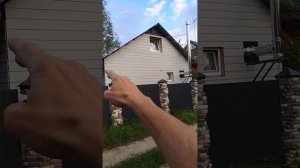 Продолжение монтажа фасада из фиброцементных панелей на срубе. Расшир версия
