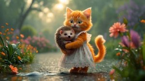 Cute Cat’s Act of Kindness! #cat #kitten #cute