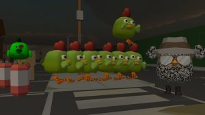 зомби апокалипсис! в чикен гане