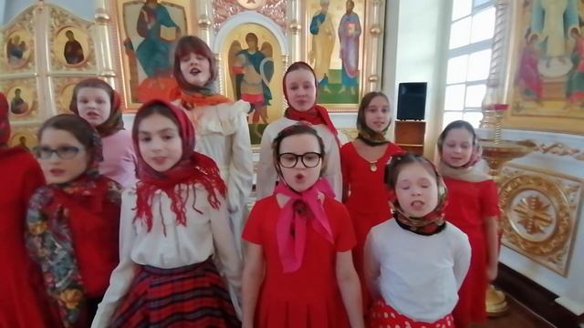 2023 - Пасхальное поздравление. СЕВЕРОУРАЛЬСК. Храм Святых Первоверховных Апостолов Петра и Павла.