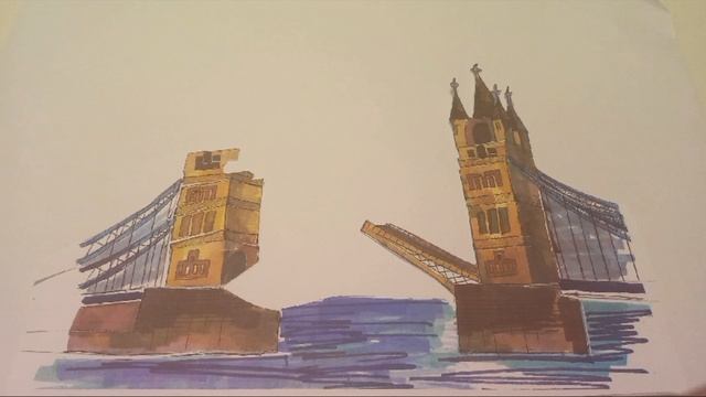 Анимационный фильм на английском языке о мостах Лоднона
