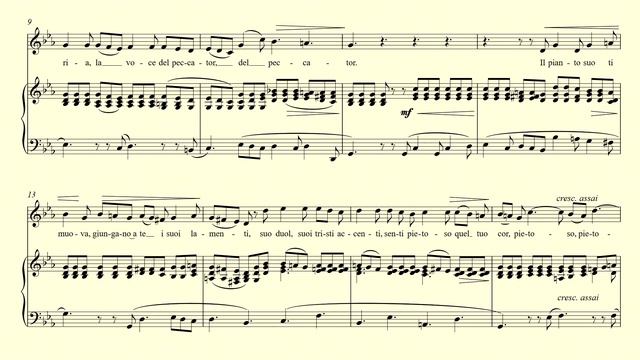 Vergin,tutto Amor – Durante - Accompaniment In C Minor