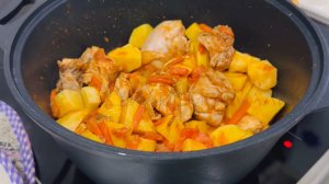 Рагу из овощей с курицей и картошкой / Как приготовить рагу из овощей в кастрюле