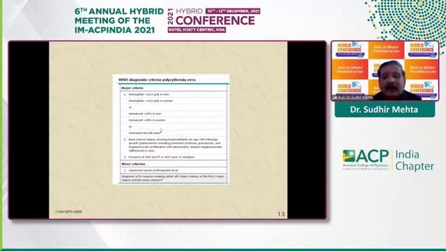 Sudhir Mehta - When excess can be an issue: Polycythemia-Diagnosis and management смотреть онлайн