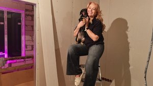 Живем в недостроенном доме.Делаем межкомнатную перегородку.