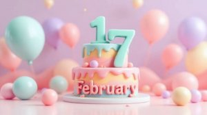 Песня поздравление с Днём рождения 17 февраля