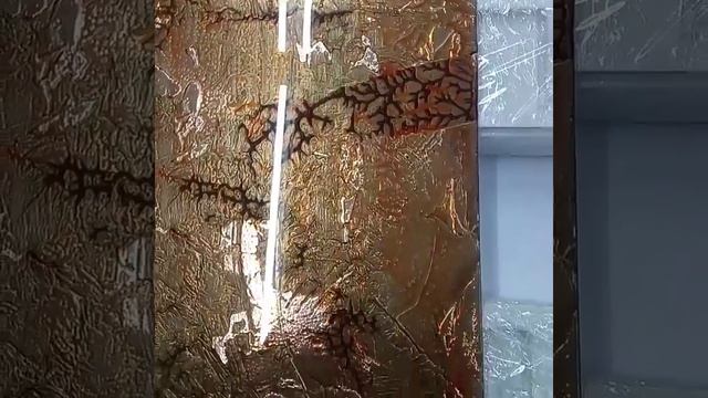Декор элемента стеклянной панели
