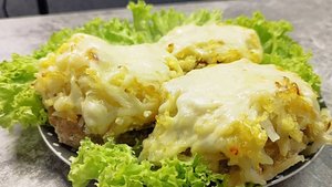 Мясо по-чешски с картофелем