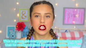 TESTING KOREAN MAKEUP - PEEL OFF LIPSTAIN | Oliviagrace