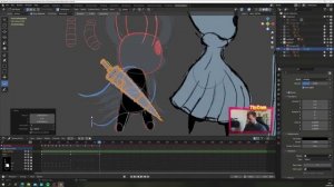 2D Grease Pencil Animation in Blender часть 2