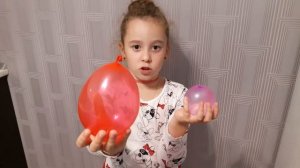 Эксперимент с Шарами замораживаю в морозилке!!!