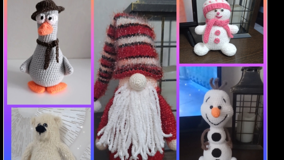 мои вязаные игрушки.