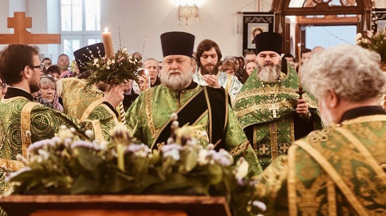 Поздняя Божественная Литургия. Вход Господень в Иерусалим смотреть онлайн