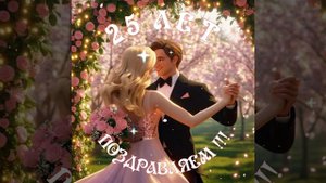 25 ЛЕТ. Поздравляем С Годовщиной совместной жизни!