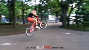 BMX Practice -- Bunny Hop Slow Motion