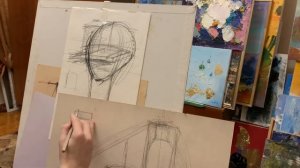 Рисунок. Навчаємось разом. Об `ємно-просторове зображення предметів. Лекція.