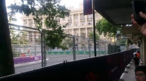 Azerbaijan, Baku. Formula 1 \ Азербайджан, Баку. Формула 1. Вид с трибуны