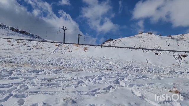 В АНТАЛИИ СНЕГ🏔ПРИЕХАЛИ В САКЛЫКЕНТ🗻🌞#анталия #напмжванталию #русскиеванталии #турция