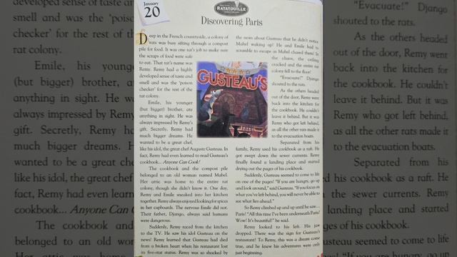 Рататуй. The Ratatouille. Disney bedtime story in English. Day 3