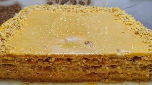 Простой рецепт.ОГРОМНЫЙ Торт НАПОЛЕОН который тает во рту! Просто и очень вкусно Афганский НАПОЛЕОН