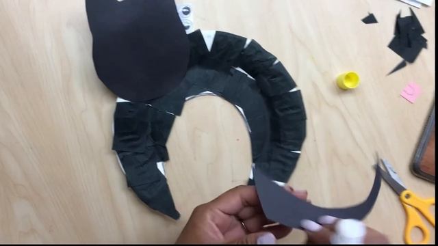 Wk10 Art Wed - Paper Plate Black Cat смотреть онлайн