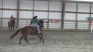 Kels on Snipper 3/20/2017 Pole practice at Shale Knoll #1
