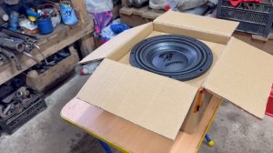 DL Audio Anaconda 10 SQ Сабвуфер в короб Стелс Vw Golf 4