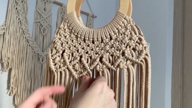 МК «Сумка в технике макраме»🌿#diy #макрамесумка смотреть онлайн